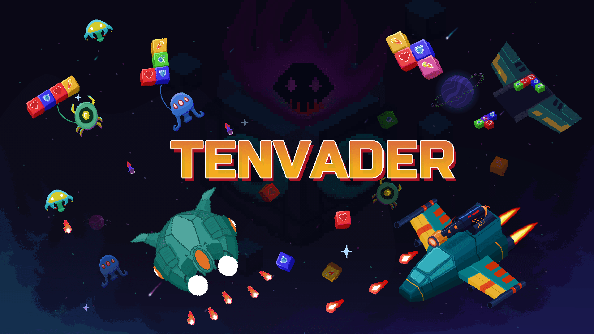 Tenvader key art